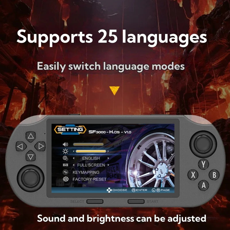 SF3000 Retro Handheld Video Game Console