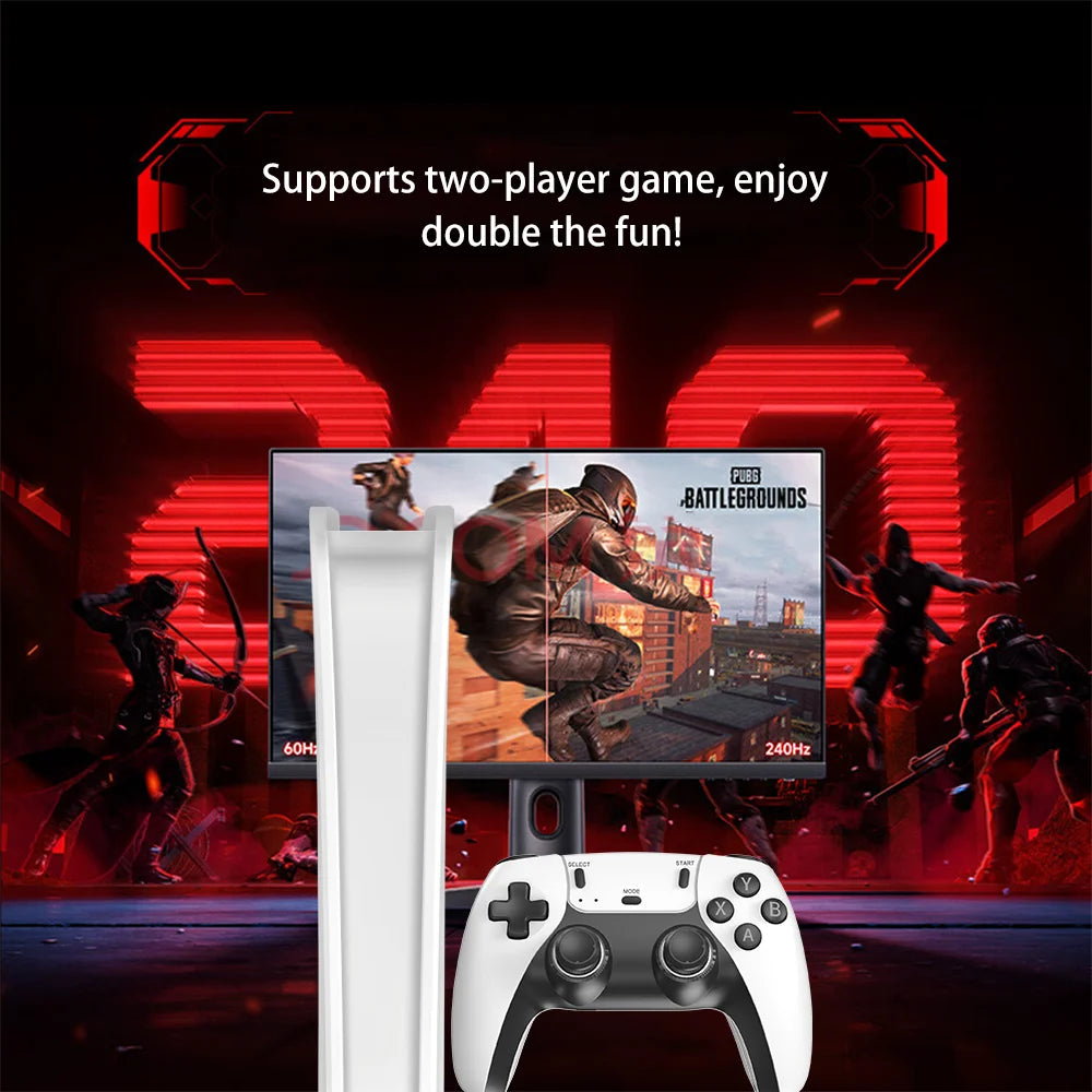 New 4K TV Game Stick M15 ultra 64G 128G Handheld Game Player 2.4G Dual Wireless Controller 50000+ Games