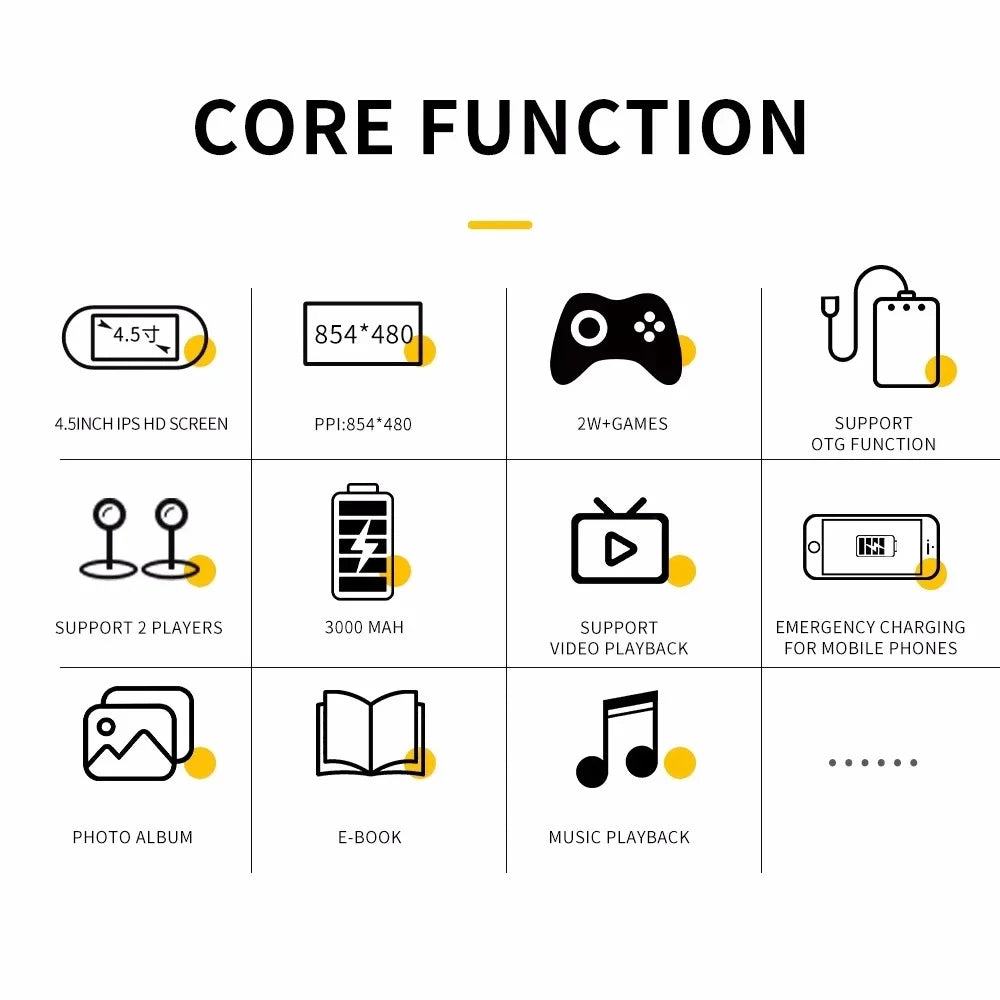 SF3000 Retro Handheld Video Game Console